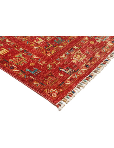 Hand Made Rug Istintia Pakistan 244x342 Red Mul