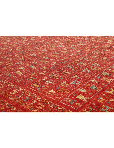 Hand Made Rug Istintia Pakistan 244x342 Red Mul