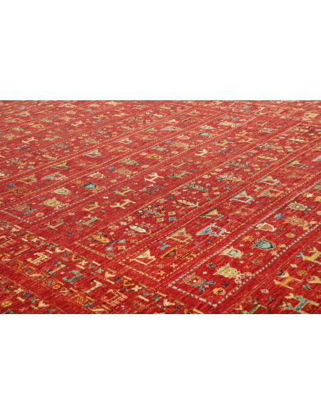 Hand Made Rug Istintia Pakistan 244x342 Red Mul