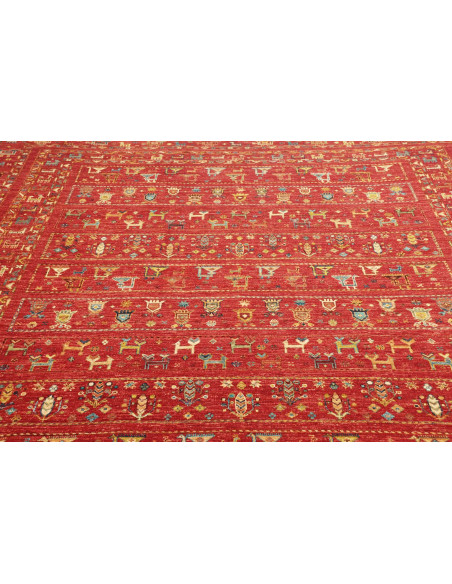 Hand Made Rug Istintia Pakistan 244x342 Red Mul