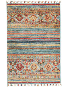 Hand Made Rug Istintia Pakistan 64x99 Light Blu