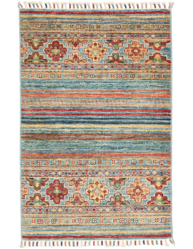 Hand Made Rug Istintia Pakistan 64x99 Light Blu
