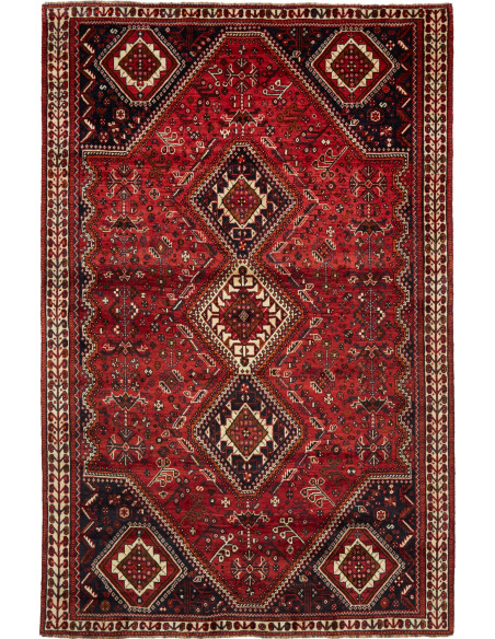 Shiraz 183x285 Cm Shiraz, Persia, Hand-carded Wool warp: