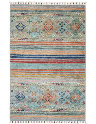 Hand Made Rug Istintia Pakistan 81x124 Light Bl