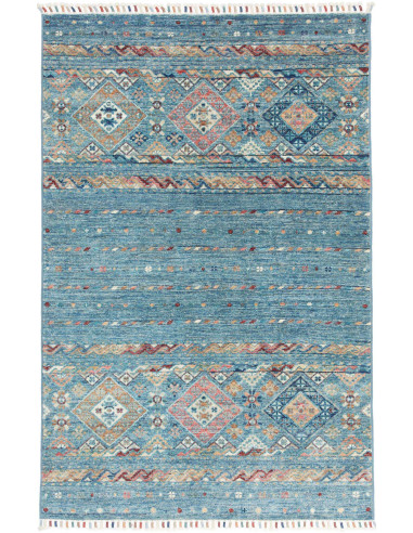 Hand Made Rug Istintia Pakistan 99x150 Light Bl