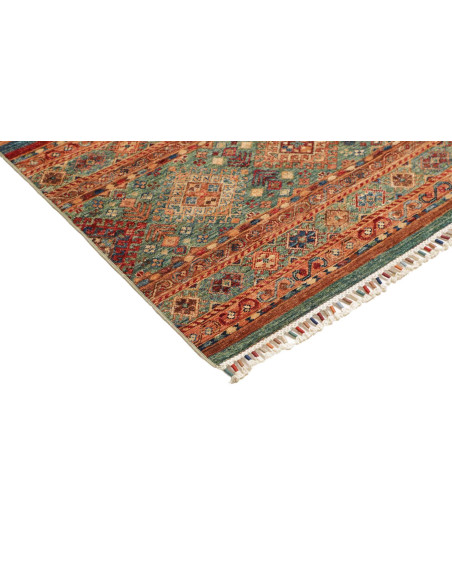 Hand Made Rug Samarkand Pakistan 170x241 Brick