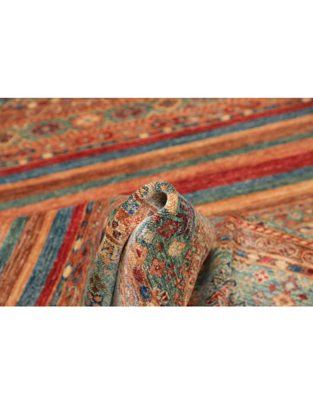 Hand Made Rug Samarkand Pakistan 170x241 Brick