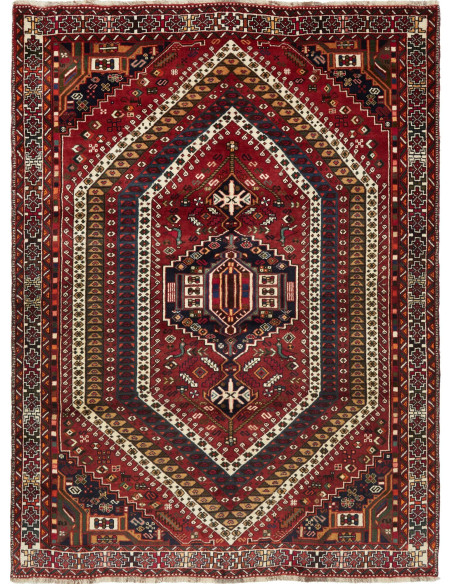 175x238 Cm Ghashghai Persia Lana ordito: Cotone 200.000