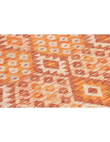 Hand Made Rug Kilim Afghanistan 149x195 Orange