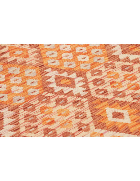 Hand Made Rug Kilim Afghanistan 149x195 Orange