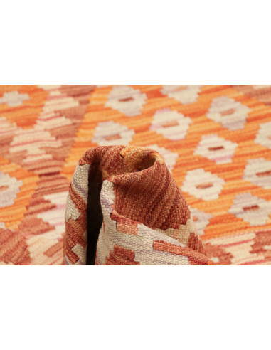 Hand Made Rug Kilim Afghanistan 149x195 Orange
