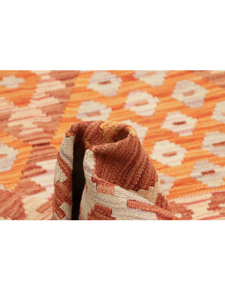 Hand Made Rug Kilim Afghanistan 149x195 Orange