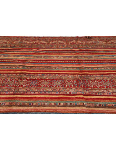 Hand Made Rug Samarkand Pakistan 252x344 Brick