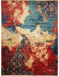 Hand Made Rug Vintage Erased Pakistan 272x365 R