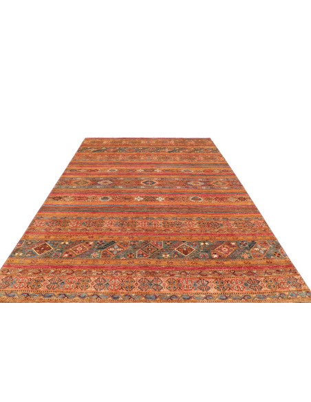 Hand Made Rug Samarkand Pakistan 203x294 Rust B
