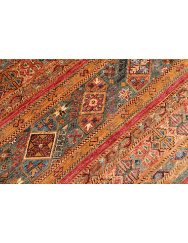 Hand Made Rug Samarkand Pakistan 203x294 Rust B