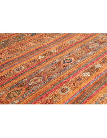 Hand Made Rug Samarkand Pakistan 203x294 Rust B