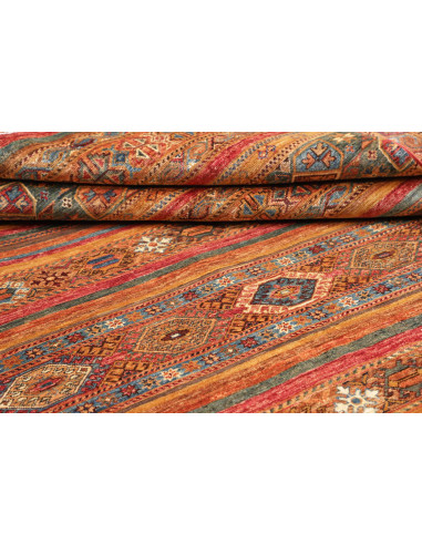 Hand Made Rug Samarkand Pakistan 203x294 Rust B