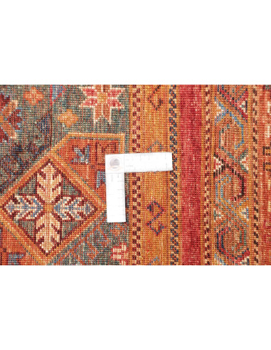 Hand Made Rug Samarkand Pakistan 203x294 Rust B