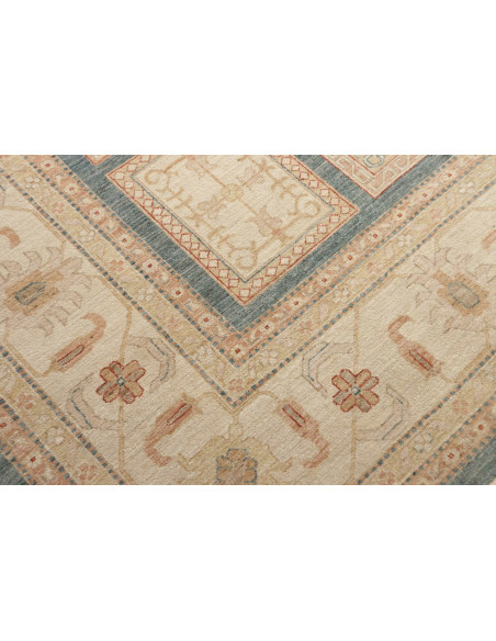 Tappeto Bakhteari Pakistan marrone bianco 302x392