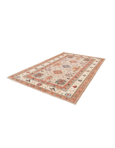 Hand Made Rug Kazak Fine Pakistan 197x302 Beige