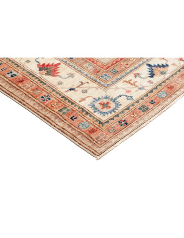 Hand Made Rug Kazak Fine Pakistan 197x302 Beige