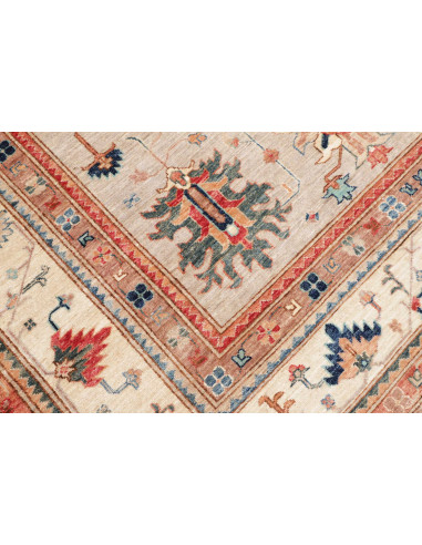 Hand Made Rug Kazak Fine Pakistan 197x302 Beige