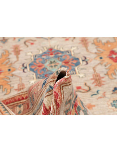 Hand Made Rug Kazak Fine Pakistan 197x302 Beige