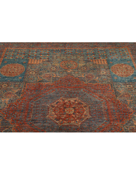 Hand Made Rug Kairo Pakistan 174x247 Blue Brick
