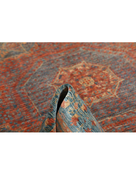 Hand Made Rug Kairo Pakistan 174x247 Blue Brick