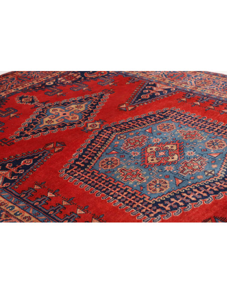 Tappeto Originale Wiss Persia 228x367 Rosso Blu