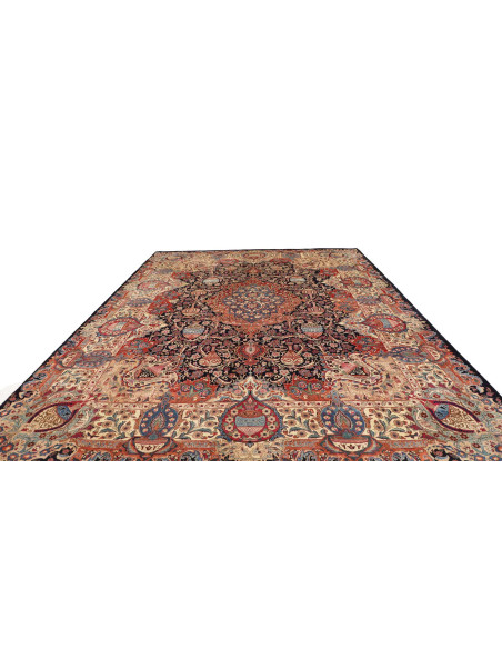 Hand Made Rug Kashmar Persia 300x390 Dark Blue