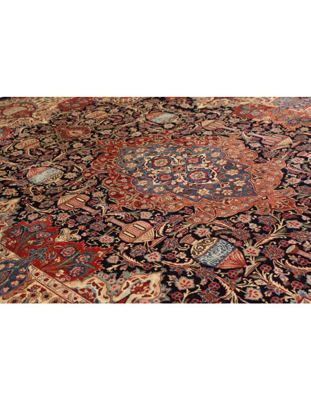 Hand Made Rug Kashmar Persia 300x390 Dark Blue