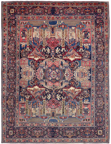Hand Made Rug Kashmar Persia 300x394 Dark Blue