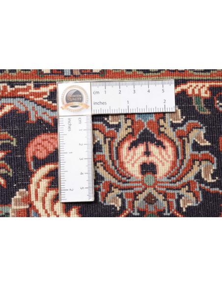 Rug Bidjar with silk Persia beige brown 170x241