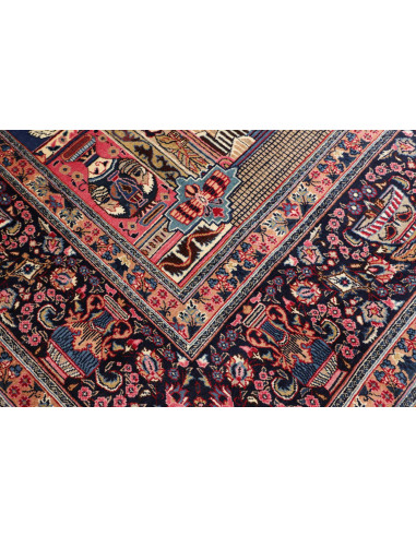 Hand Made Rug Kashmar Persia 300x394 Dark Blue