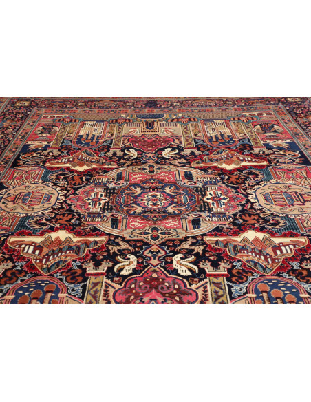 Hand Made Rug Kashmar Persia 300x394 Dark Blue