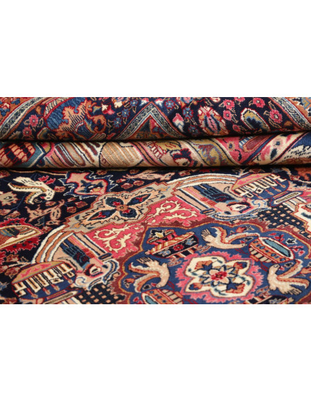 Hand Made Rug Kashmar Persia 300x394 Dark Blue