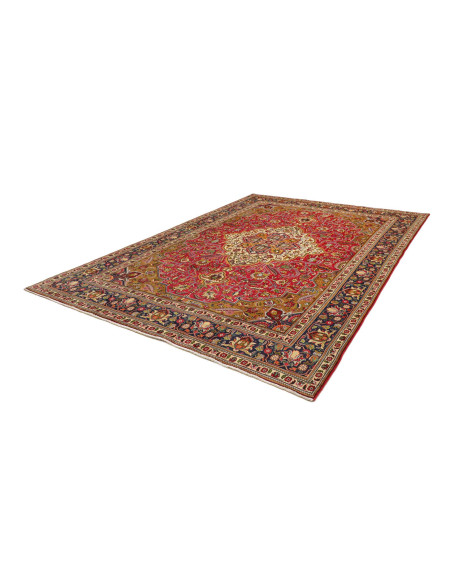 Hand Made Rug Tabriz Persia 247x340 Ruby Red Mi