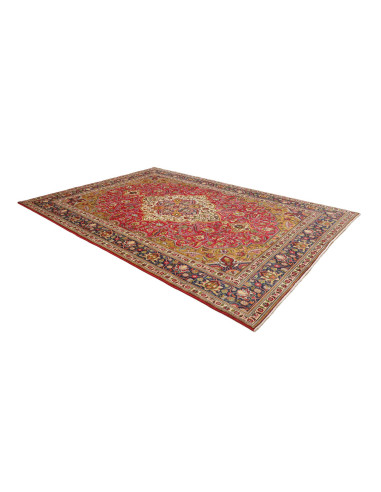 Hand Made Rug Tabriz Persia 247x340 Ruby Red Mi