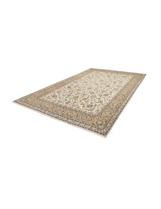 Tappeto Originale Kashan Persia 237x360 Avorio 2