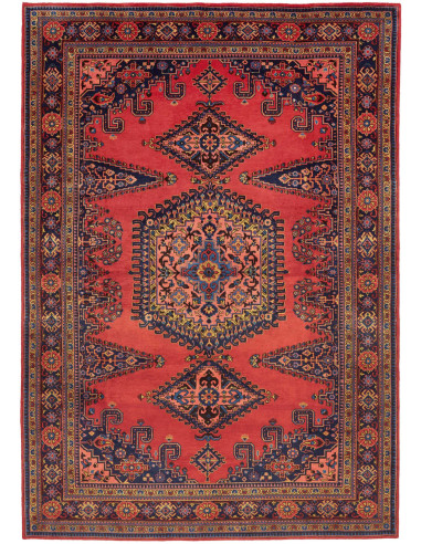Hand Made Rug Wiss Persia 230x330 Red Dark Blue