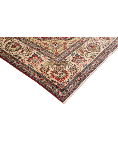 Hand Made Rug Tabriz Persia 290x385 Red Ivory