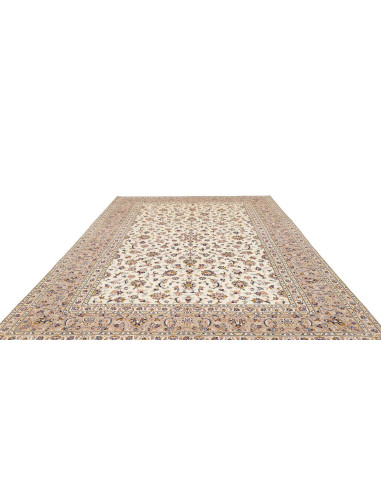 Hand Made Rug Kashan Persia 258x358 Ivory Blue