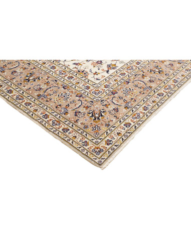 Hand Made Rug Kashan Persia 258x358 Ivory Blue