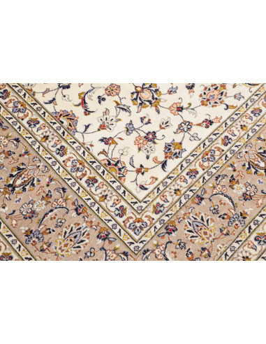 Hand Made Rug Kashan Persia 258x358 Ivory Blue