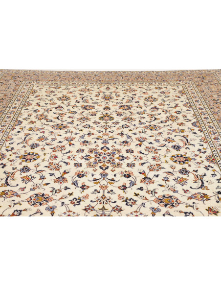 Hand Made Rug Kashan Persia 258x358 Ivory Blue
