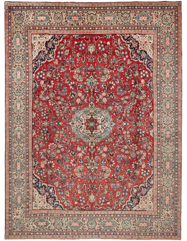 Hand Made Rug Sarough Persia 322x435 Red Ivory