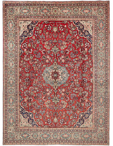 Hand Made Rug Sarough Persia 322x435 Red Ivory