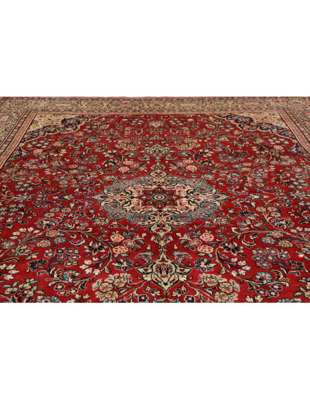 Hand Made Rug Sarough Persia 322x435 Red Ivory